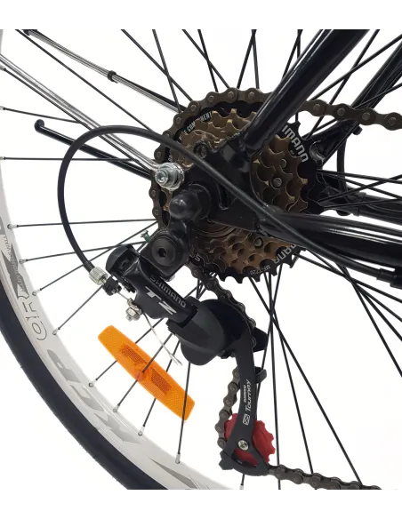 Rower Miejski 26 Stal Męski Revo Światła Dynamo Stopka Odblaski Błotniki