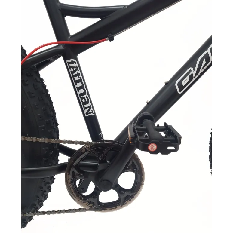 Rower Młodzieżowy Fatbike 26 Stal Unisex 7 Biegów Tarcze Cyngle Odblaski