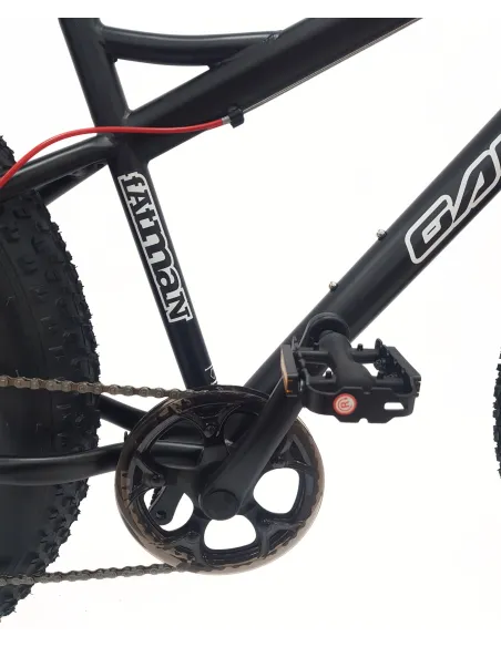 Rower Młodzieżowy Fatbike 26 Stal Unisex 7 Biegów Tarcze Cyngle Odblaski