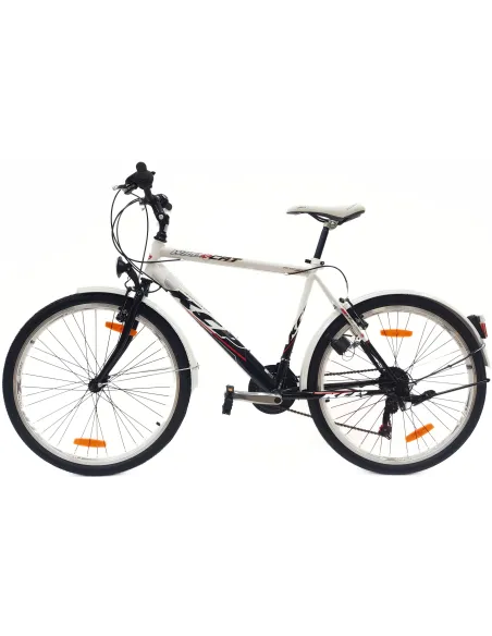 Rower Miejski 26 Stal Męski Revo Światła Dynamo Stopka Odblaski Błotniki