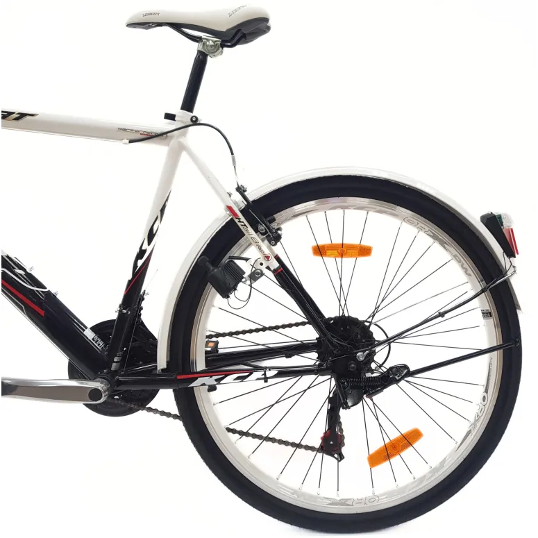 Rower Miejski 26 Stal Męski Revo Światła Dynamo Stopka Odblaski Błotniki