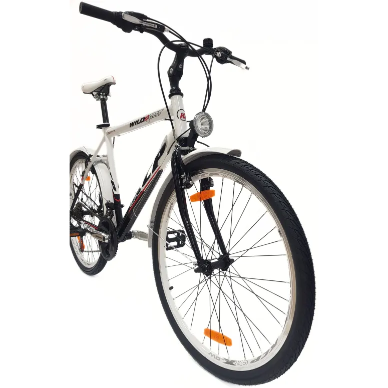 Rower Miejski 26 Stal Męski Revo Światła Dynamo Stopka Odblaski Błotniki