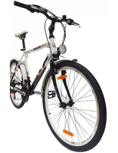 Rower Miejski 26 Stal Męski Revo Światła Dynamo Stopka Odblaski Błotniki