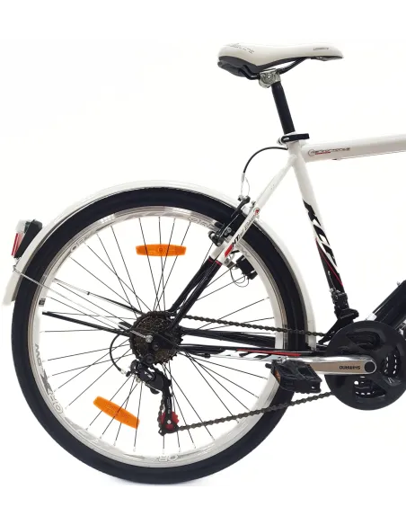 Rower Miejski 26 Stal Męski Revo Światła Dynamo Stopka Odblaski Błotniki