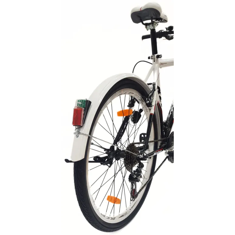 Rower Miejski 26 Stal Męski Revo Światła Dynamo Stopka Odblaski Błotniki