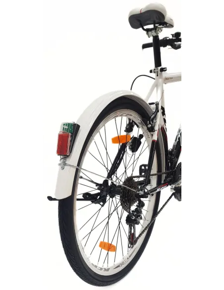 Rower Miejski 26 Stal Męski Revo Światła Dynamo Stopka Odblaski Błotniki