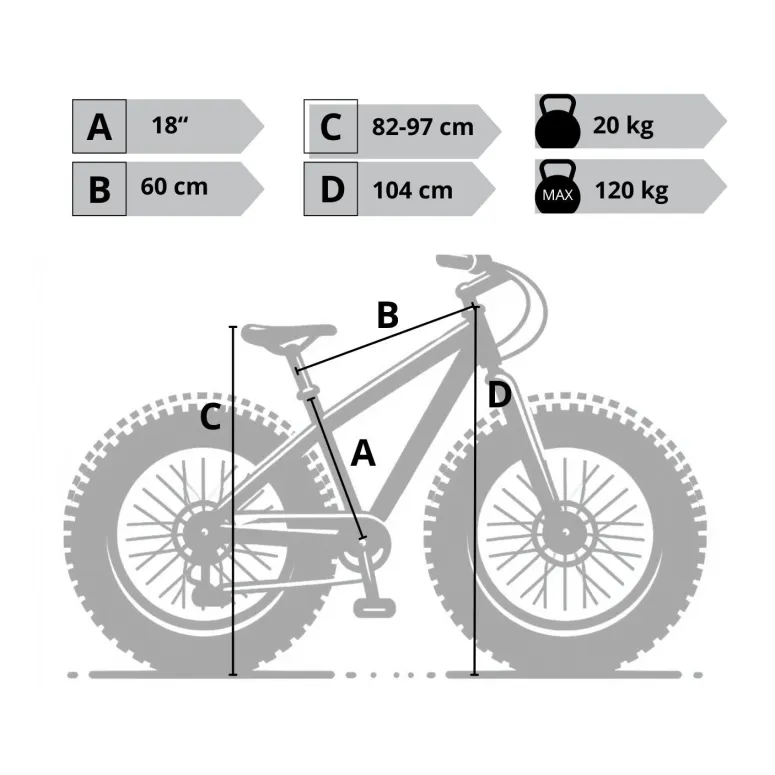 Rower Młodzieżowy Fatbike 26 Stal Unisex 7 Biegów Tarcze Cyngle Odblaski