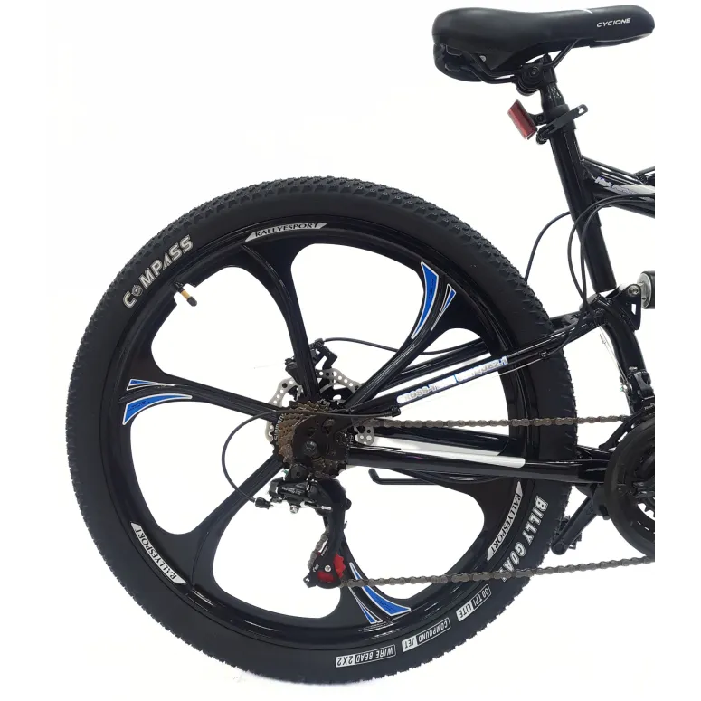 Rower Górski Młodzieżowy 26 Stal Pełna Amortyzacja MTB Tarczowe 21 Biegów