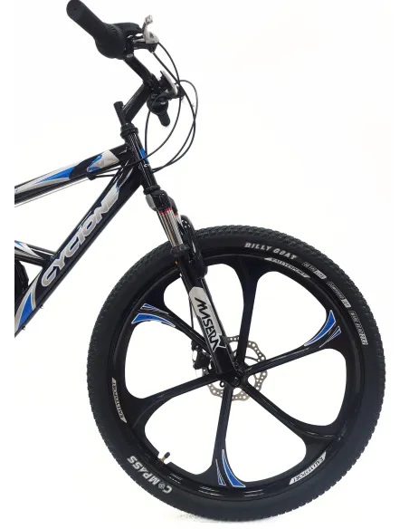 Rower Górski Młodzieżowy 26 Stal Pełna Amortyzacja MTB Tarczowe 21 Biegów