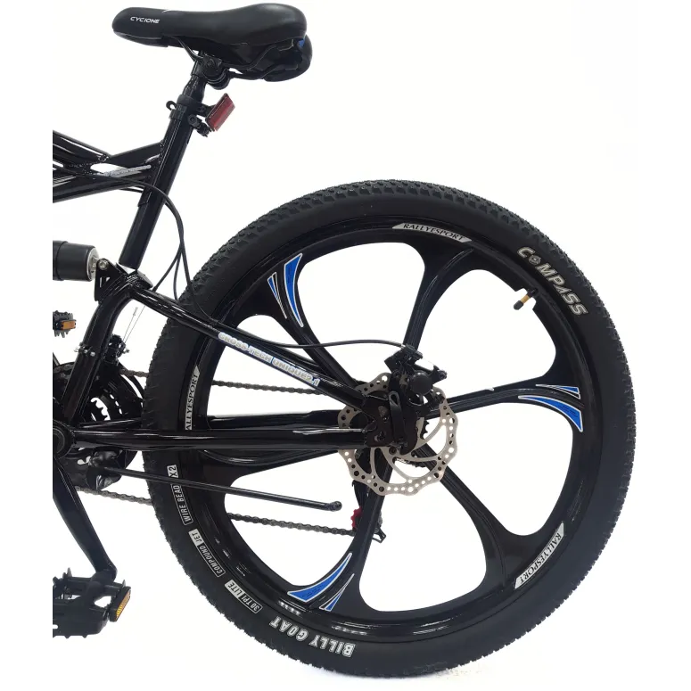 Rower Górski Młodzieżowy 26 Stal Pełna Amortyzacja MTB Tarczowe 21 Biegów