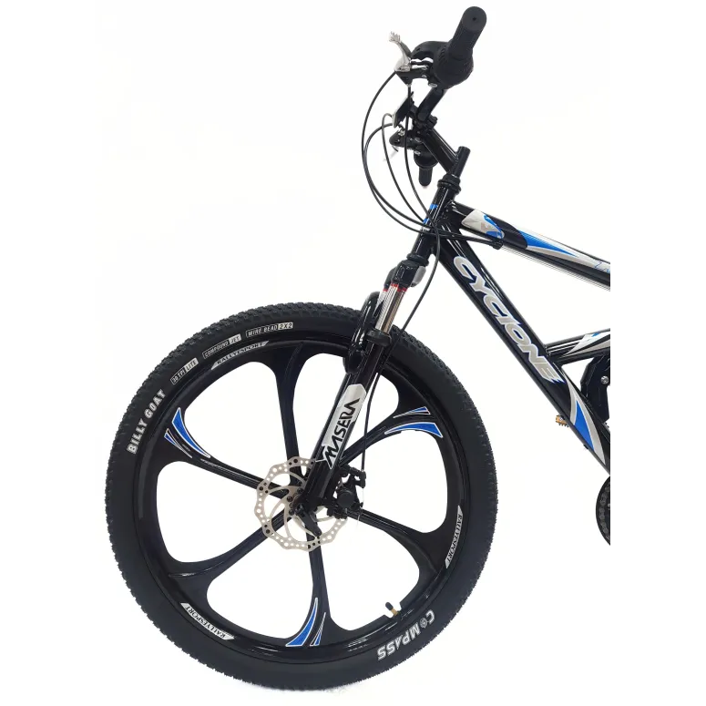 Rower Górski Młodzieżowy 26 Stal Pełna Amortyzacja MTB Tarczowe 21 Biegów