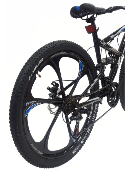 Rower Górski Młodzieżowy 26 Stal Pełna Amortyzacja MTB Tarczowe 21 Biegów