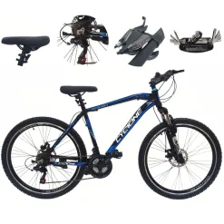 Rower Górski Młodzieżowy MTB 26 Alu 21 Biegów Tarcze Cyngle Odblaski Stopka