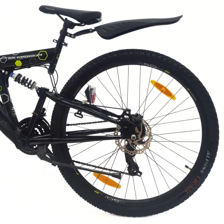 Rower Górski MTB 29 Stal Męski Damski Pełna Amortyzacja Tarcze Światła