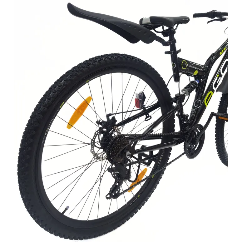 Rower Górski MTB 29 Stal Męski Damski Pełna Amortyzacja Tarcze Światła