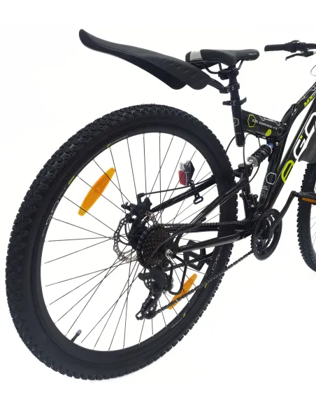 Rower Górski MTB 29 Stal Męski Damski Pełna Amortyzacja Tarcze Światła