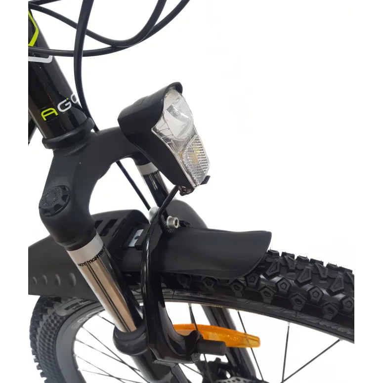 Rower Górski MTB 29 Stal Męski Damski Pełna Amortyzacja Tarcze Światła