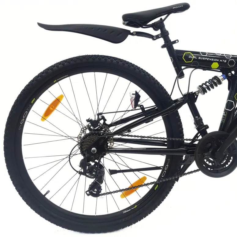 Rower Górski MTB 29 Stal Męski Damski Pełna Amortyzacja Tarcze Światła