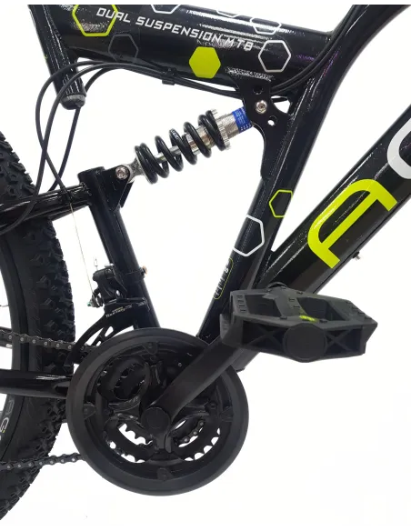 Rower Górski MTB 29 Stal Męski Damski Pełna Amortyzacja Tarcze Światła