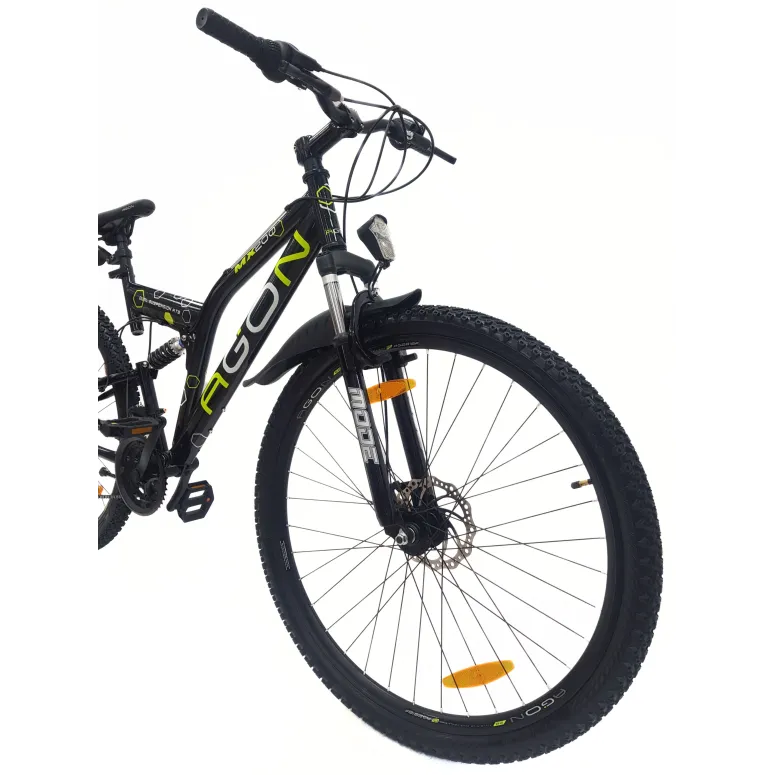 Rower Górski MTB 29 Stal Męski Damski Pełna Amortyzacja Tarcze Światła