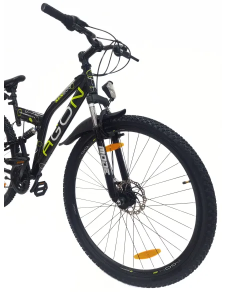 Rower Górski MTB 29 Stal Męski Damski Pełna Amortyzacja Tarcze Światła