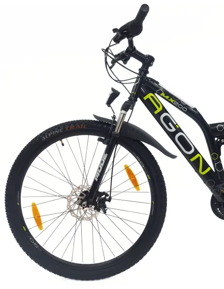 Rower Górski MTB 29 Stal Męski Damski Pełna Amortyzacja Tarcze Światła