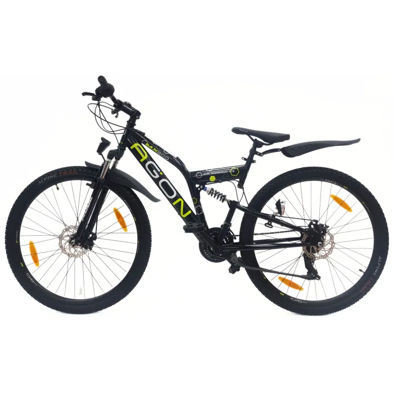 Rower Górski MTB 29 Stal Męski Damski Pełna Amortyzacja Tarcze Światła