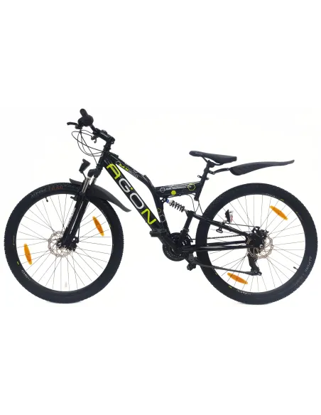 Rower Górski MTB 29 Stal Męski Damski Pełna Amortyzacja Tarcze Światła