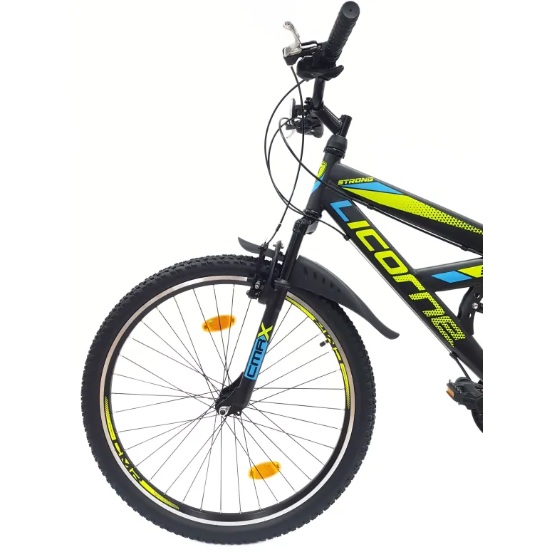 Rower Górski MTB 26 Stal V-Brake Cyngle 21 Biegów Unisex Stopka Odblaski