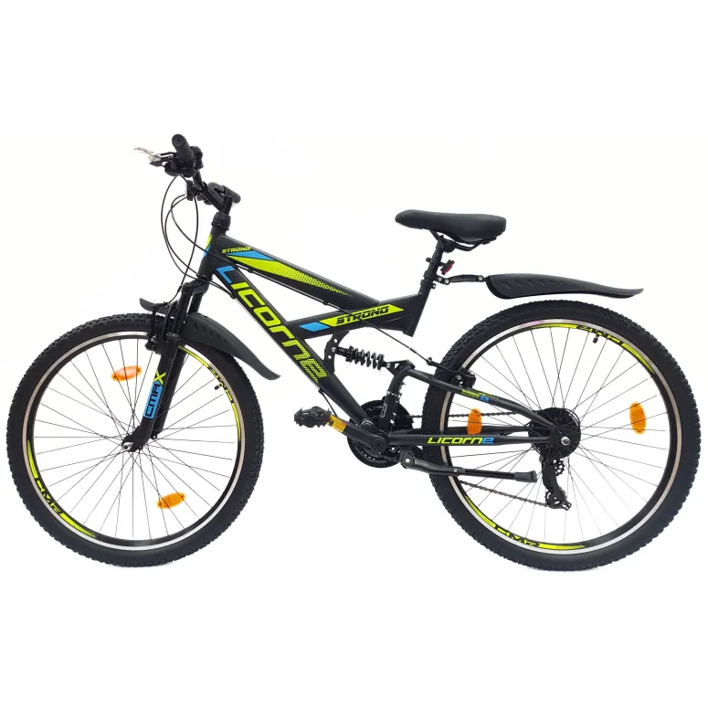 Rower Górski MTB 26 Stal V-Brake Cyngle 21 Biegów Unisex Stopka Odblaski