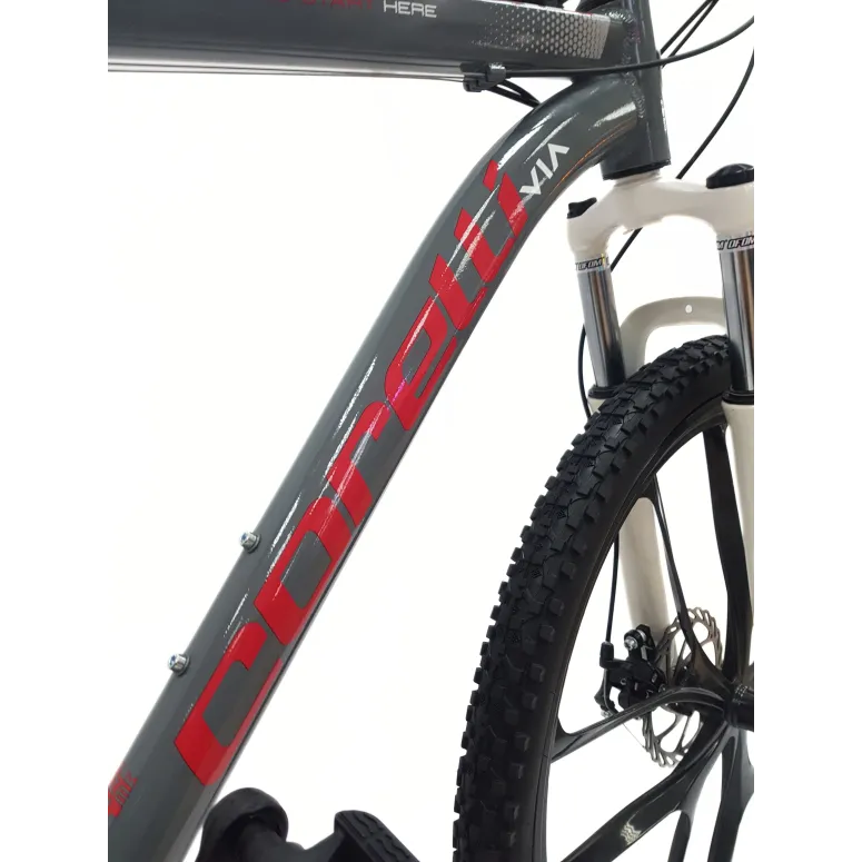 Rower Górski MTB 27,5 Alu 21-biegów Tarcze Cyngle Stopka Dzwonek Odblaski - 13