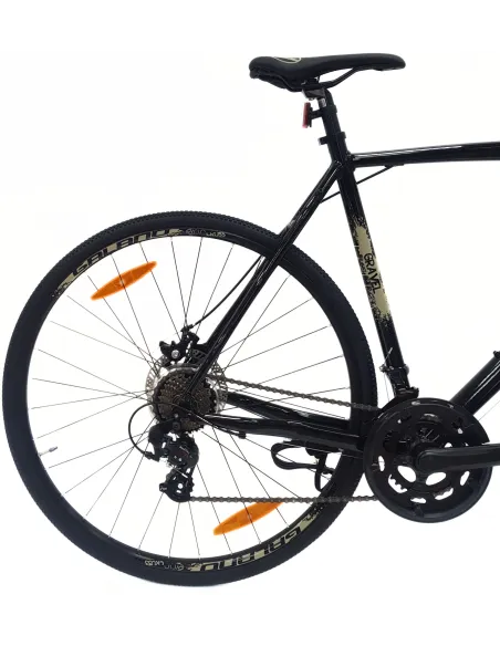 Rower Szosowy Uniwersalny 28 ALU Tarcze 14 Biegów Dzwonek Przełajowy Gravel