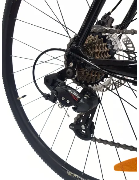 Rower Szosowy Uniwersalny 28 ALU Tarcze 14 Biegów Dzwonek Przełajowy Gravel