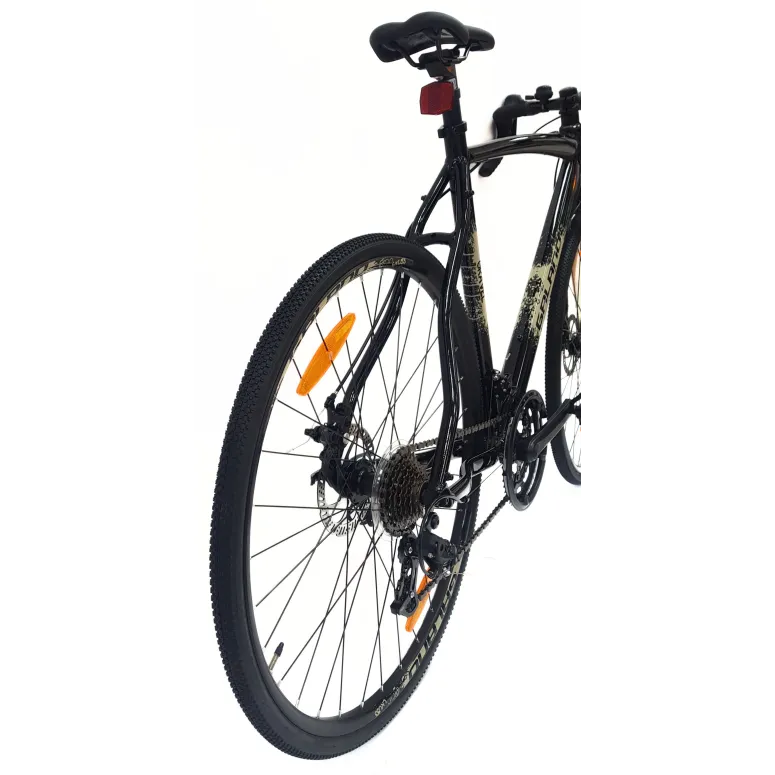 Rower Szosowy Uniwersalny 28 ALU Tarcze 14 Biegów Dzwonek Przełajowy Gravel