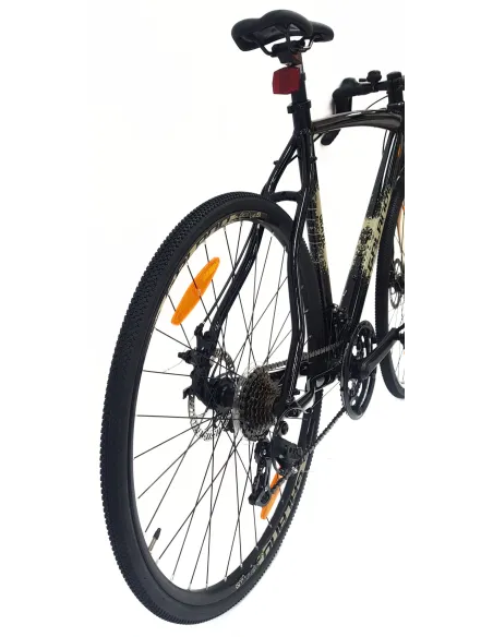 Rower Szosowy Uniwersalny 28 ALU Tarcze 14 Biegów Dzwonek Przełajowy Gravel