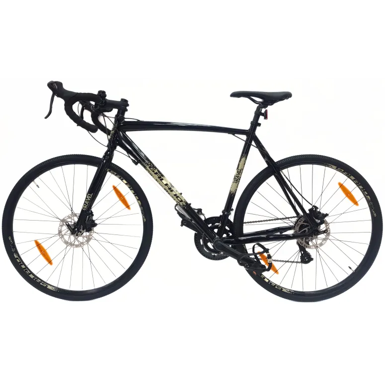 Rower Szosowy Uniwersalny 28 ALU Tarcze 14 Biegów Dzwonek Przełajowy Gravel