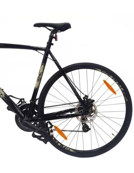 Rower Szosowy Uniwersalny 28 ALU Tarcze 14 Biegów Dzwonek Przełajowy Gravel