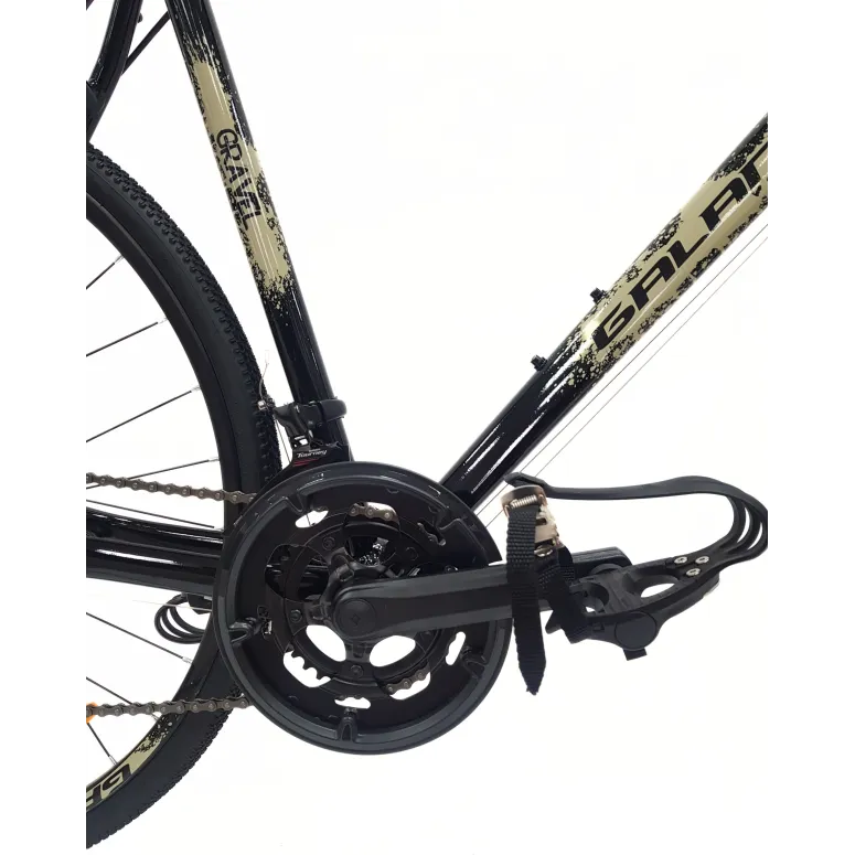 Rower Szosowy Uniwersalny 28 ALU Tarcze 14 Biegów Dzwonek Przełajowy Gravel