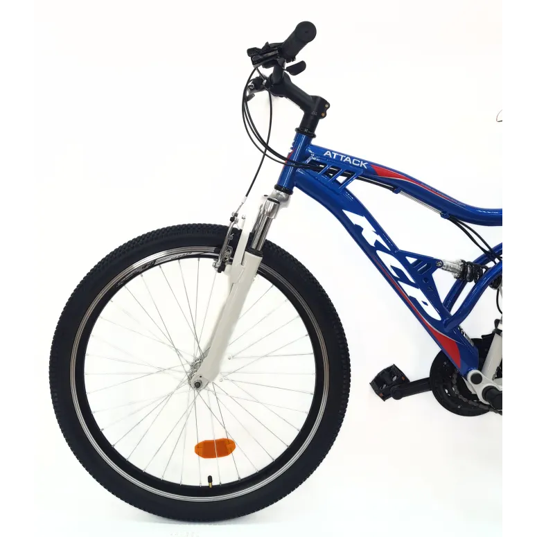 Rower Górski 26 MTB Młodzieżowy Stal Pełna Amortyzacja Stopka Tarcze Cyngle