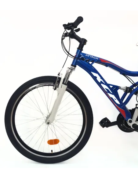 Rower Górski 26 MTB Młodzieżowy Stal Pełna Amortyzacja Stopka Tarcze Cyngle