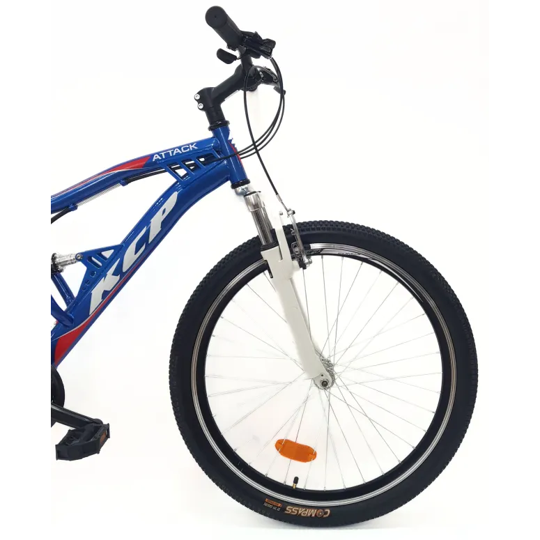 Rower Górski 26 MTB Młodzieżowy Stal Pełna Amortyzacja Stopka Tarcze Cyngle