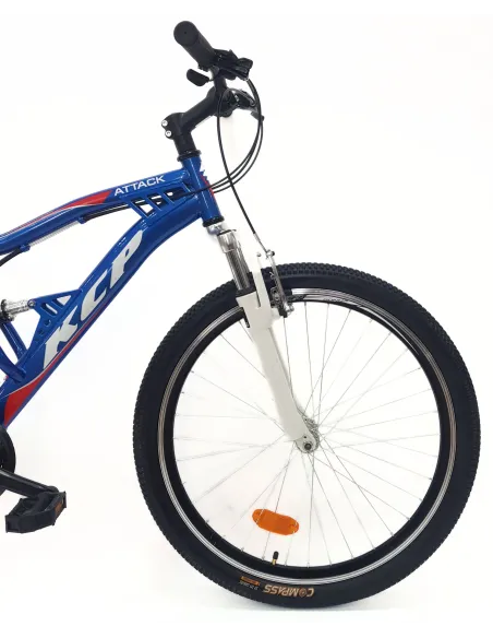 Rower Górski 26 MTB Młodzieżowy Stal Pełna Amortyzacja Stopka Tarcze Cyngle