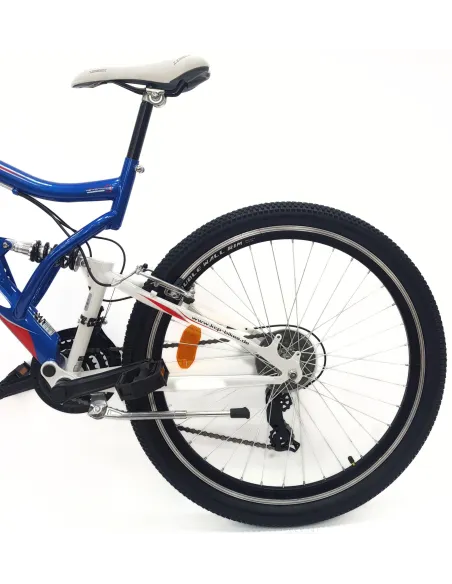 Rower Górski 26 MTB Młodzieżowy Stal Pełna Amortyzacja Stopka Tarcze Cyngle