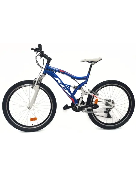 Rower Górski 26 MTB Młodzieżowy Stal Pełna Amortyzacja Stopka Tarcze Cyngle