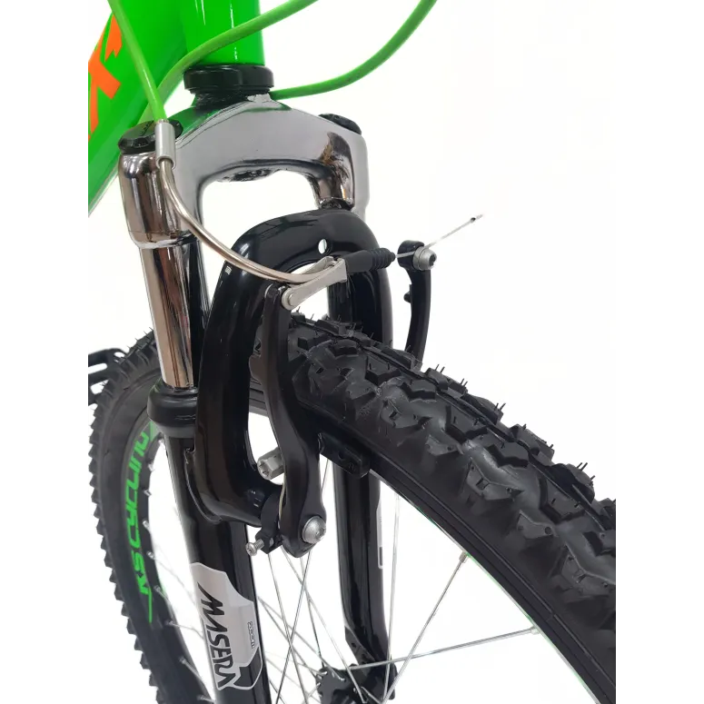 Rower Górski Dziecięcy 24 Młodzieżowy Pełna Amortyzacja Tarcze Microshift