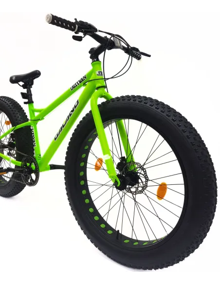 Rower Fatbike MTB 26 Górski Młodzieżowy Męski Damski Cyngle Tarcze Odblaski