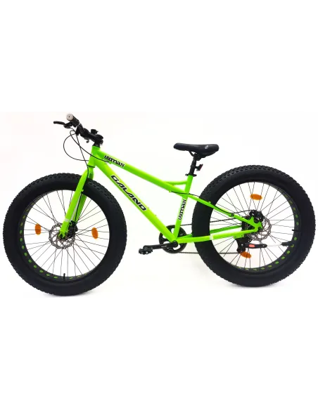 Rower Fatbike MTB 26 Górski Młodzieżowy Męski Damski Cyngle Tarcze Odblaski