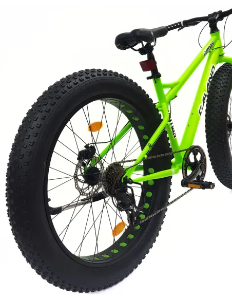 Rower Fatbike MTB 26 Górski Młodzieżowy Męski Damski Cyngle Tarcze Odblaski