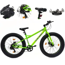 Rower Fatbike MTB 26 Górski Młodzieżowy Męski Damski Cyngle Tarcze Odblaski