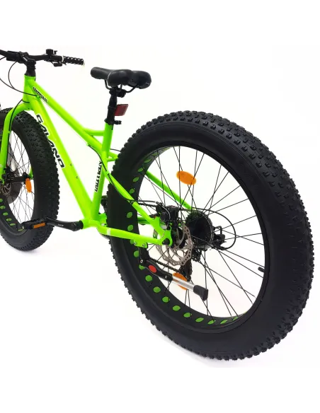 Rower Fatbike MTB 26 Górski Młodzieżowy Męski Damski Cyngle Tarcze Odblaski